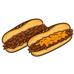 Cheese Steak Sandwich / Whole Wheat Grilled Cheese